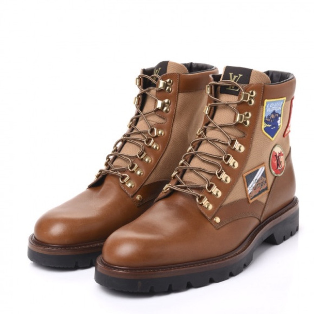 Men’s Louis Vuitton Calfskin Oberkampf Ankle Boots